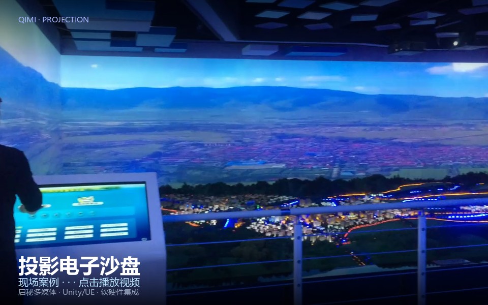投影电子沙盘 应用案例
