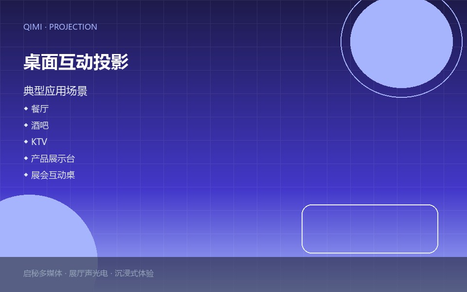 桌面互动投影 应用案例