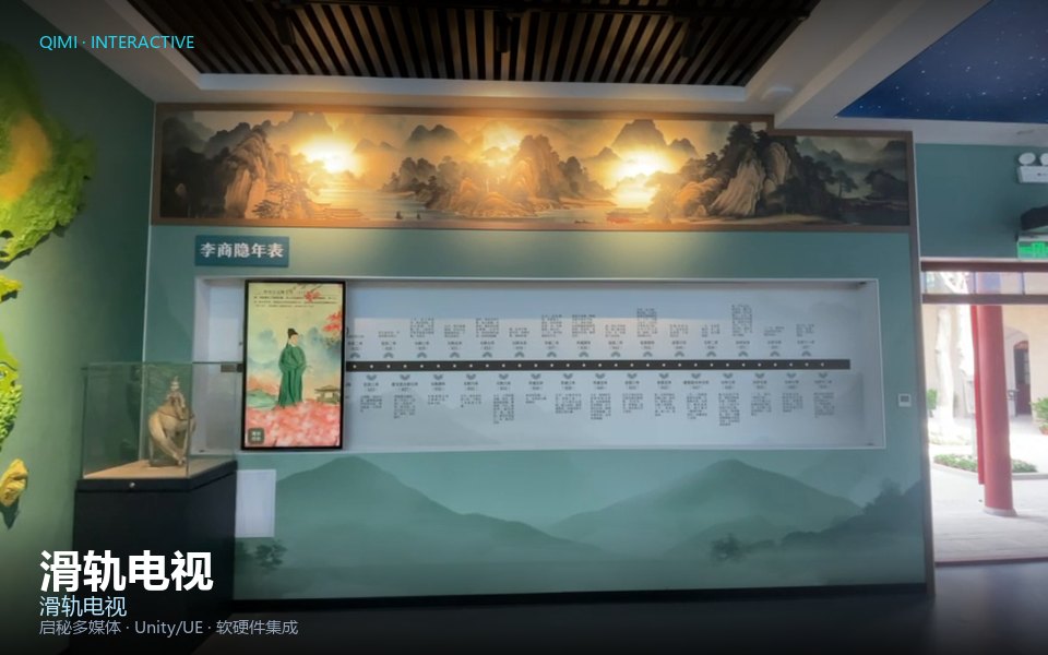 滑轨电视